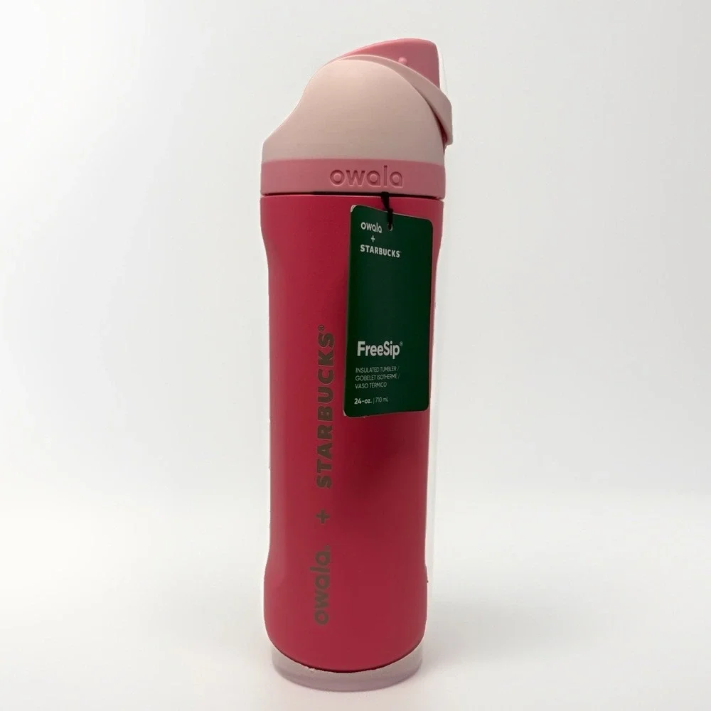 Starbucks x Owala FreeSip 2026 Pink Drink Limited Edition 24oz Tumbler NWT